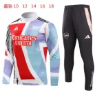 Arsenal Kinderen Trui-Trainingspak 24/25 - Rood/Blauw