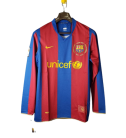Barcelona Thuis Shirt Lange Mouw 2007/08 Retro