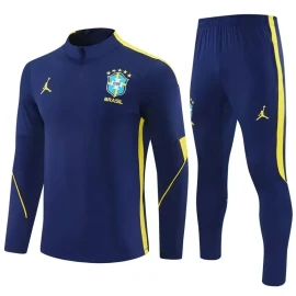 Brazilië Trui Trainingspak 2026 - Marineblauw