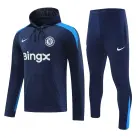 Chelsea Trui-Trainingspak met Capuchon 24/25 - Marineblauw