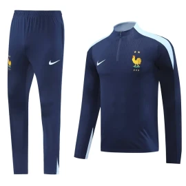 Frankrijk Trui-Trainingspak 24/25 - Marineblauw