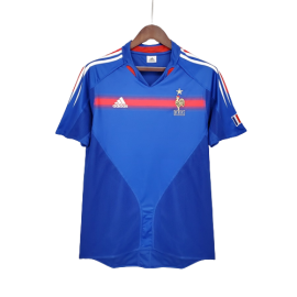 Frankrijk Thuis Shirt 2004 Retro