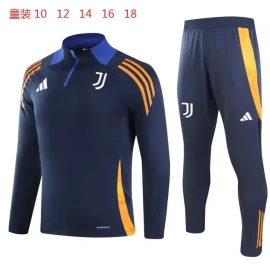 Juventus Kinderen Trui-Trainingspak 24/25 - Marineblauw