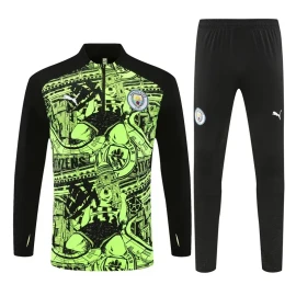 Manchester City Trui-Trainingspak 24/25 - Geel/Zwart