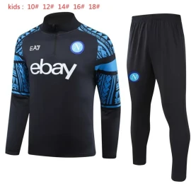 Napoli Kinderen Trui-Trainingspak 24/25 - Donkerblauw