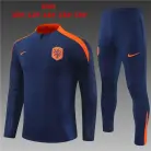 Nederland Kinderen Trui-Trainingspak 24/25 - Marineblauw