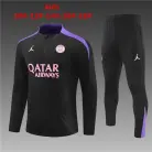 PSG Kinderen Trui-Trainingspak 24/25 - Zwart/Paars