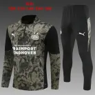 PSV Eindhoven Kids Training Tracksuit 25/26 - Black-Loden Green
