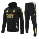 Real Madrid Trainingspak met Capuchon 24/25 - Zwart