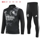 Real Madrid Kinderen Trui-Trainingspak 24/25 - Zwart