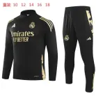 Real Madrid Kinderen Trui-Trainingspak 24/25 - Zwart