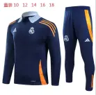 Real Madrid Kinderen Trui-Trainingspak 24/25 - Marineblauw