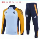 Real Madrid Kinderen Trui-Trainingspak 24/25 - Wit/Oranje