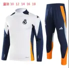Real Madrid Kinderen Trui-Trainingspak 24/25 - Wit