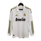 Real Madrid Retro Home Long Sleeve Football Shirt 2011/12