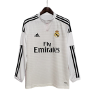 Real Madrid Retro Home Long Sleeve Football Shirt 2014/15