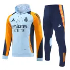 Real Madrid Trainingspak met Capuchon 24/25 - Wit/Oranje