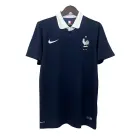 Frankrijk Thuis Voetbalshirt Lange Mouw 2014 Retro
