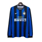 Inter Milan Thuis Shirt Lange Mouw 2009/10 Retro