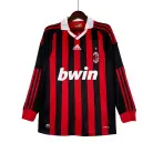 AC Milan Thuis Shirt Lange Mouw 2009/10 Retro