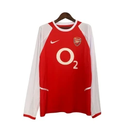 Arsenal Thuis Shirt Lange Mouw 2002/04 Retro