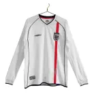 Engeland Thuis Shirt Lange Mouw 2002 Retro