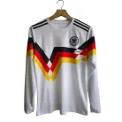 Duitsland Thuis Shirt Lange Mouw 1990 Retro