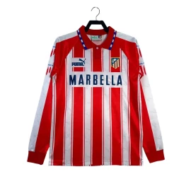 Atletico Madrid Thuis Shirt Lange Mouw 1994/95